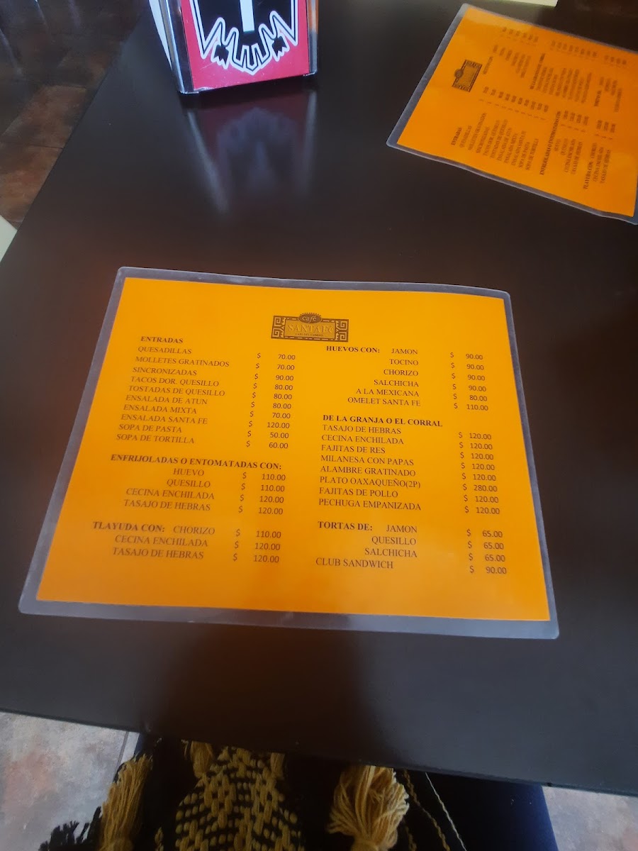 Cafe Santa Fe Menu - Image 6
